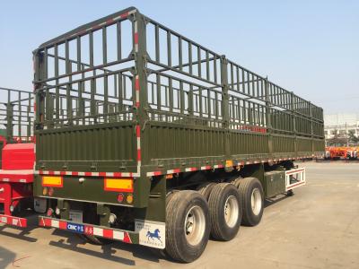 China Middle And Long Distance Semi Heavy Bulk Trailer Barrier Truck Trailer Barrier Side Wall Cargo Barrier Sale Factory Sale Goods Transportation for sale