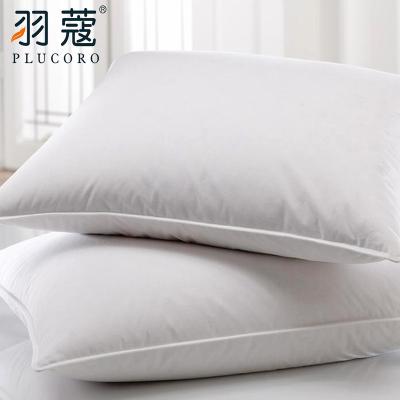 China Wholesale New White Color Fabric Microfiber Hotel Cooling Comfortable Filling Bed Pillow for sale