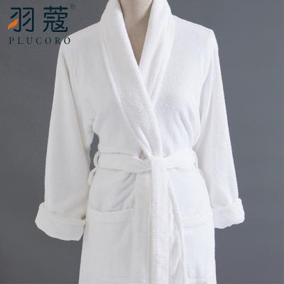 China Cheap 100% Custom Made Comfortable QUICK DRY QUALITY Quality Cotton Hotel Spa Bathrobe With Logo Design for sale