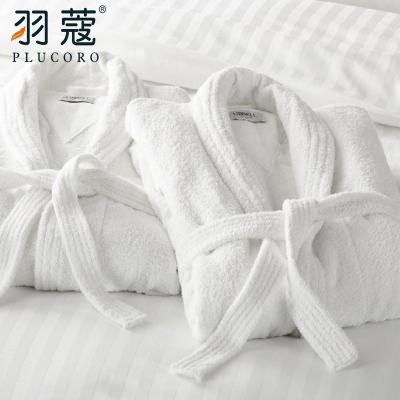 China Five Star Hotel Standard Terry Bathrobe High Quality Luxury Velor QUICK DRY For Spa Bathroom for sale