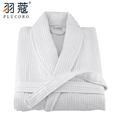 China 2020 Best Quality Custom Hotel Collection Waffle Bathrobe Wholesale Cotton QUICK DRY Bathrobe for sale