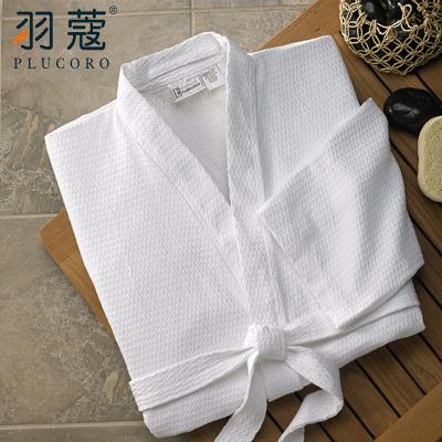 China Wholesale 100% Cotton Factory Price Collection Luxury QUICK DRY Waffle Bathrobe For Hotel Home for sale