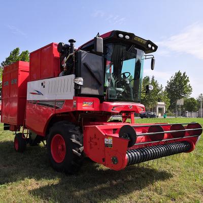 China Low Loss Mini Combine Harvester Harvesters CHMC 4HZJ-2500 Zhonglian Self Propelled Wheeled Peanut Harvester for sale