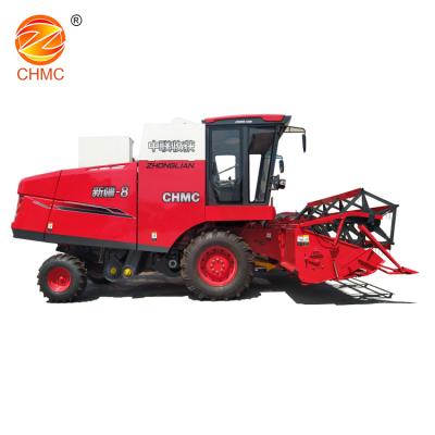 China New Soybean Condition And Applicable Farms Zhonglian Brand 4LZ-8B1soybean Harvester for sale