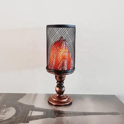 China Retro Home Decoration Christmas Indoor Decoration Emulate Fire Light Dancing Flame Lamp LED Fireplace Flickering Lantern for sale