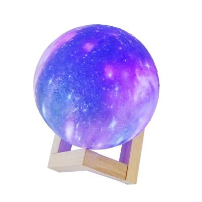 China 3D LED Night Light Space Moon Night Light or USB Touch Rechargeable Beating Lunar Lamp for Decoration or Gift for sale