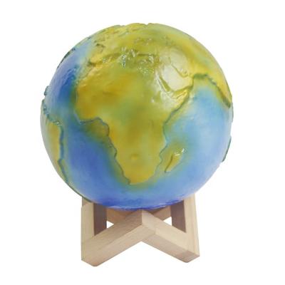 China New Arrival USB Rechargeable Battery Touch Night Light 3D Table LED Earth Lamp for sale