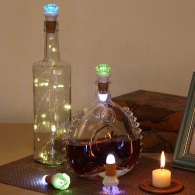 China USB Rechargeable Lamp Capsule Fairy Micro 2M Copper Wire Christmas String 20 LED Cork Light Wine Bottle for sale