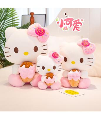 China PP Cotton Plush Toys Kitty Anime Cartoon Image Cute Plush Doll Kawaii Room Decor New Hello Stuffed Toys Girl Birthday Gift for sale