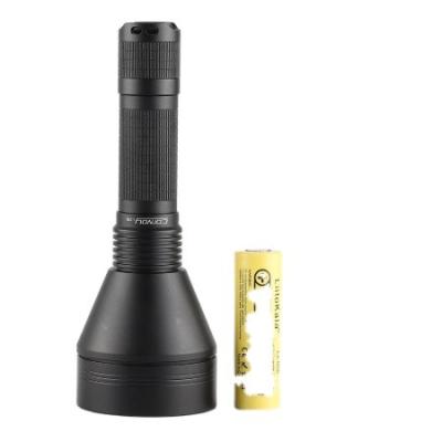 China Aluminum alloy L21B SFT40 21700 flashlight, light and long range, with 21700 battery for sale