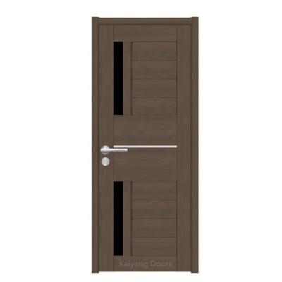 China Modern Interior PVC Door Manufacturer Wooden MDF Panel Door Suppliers for sale