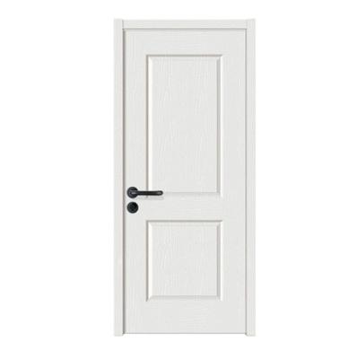 China Sound insulation cheap hdf white primed paint wooden door with solid wood for interior room interior door for sale