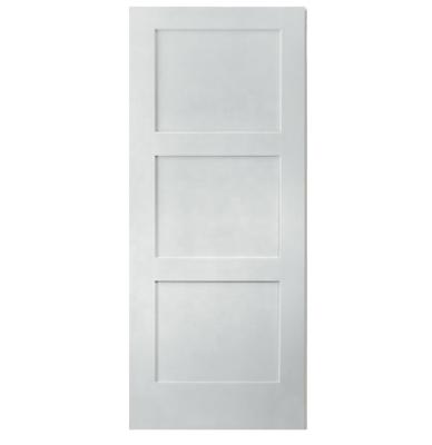 China Modern Wooden Interior White Primed Molded Cheap Villa Apartment HDF Doors Hotsale Honey Core Paper Puertas Design for sale