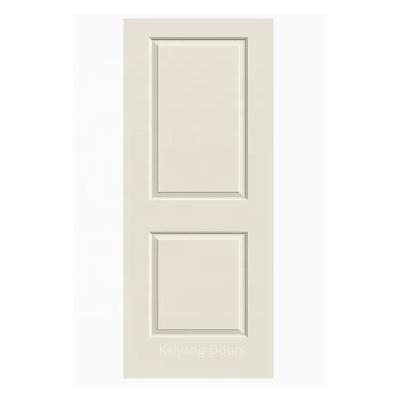 China Modern American Canada Interior White Primed 6/2 Panel Cavity Core HDF Molded Design Door for sale