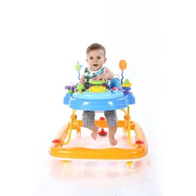 China Baby walker with bumper and crystal wheels China model new 360 degree rotating round baby walker and jumper for sale