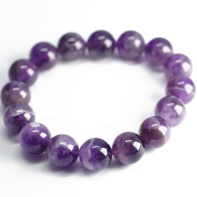 China Uruguay Natural Dreamy Amethyst Bracelet Multi-size Amethyst Bracelet Soft Bead Bead Bracelet for sale