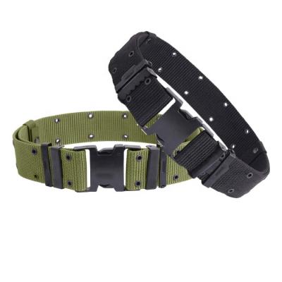 China Adjustable Tactical Waterproof Military Style Webbing Webbing Men's Belt Security Nylon Waist Belt for sale