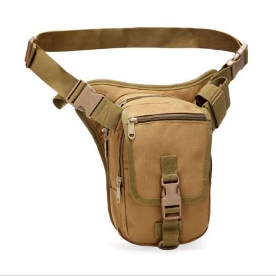 China Quick Delivery 600D Water Proof Outdoor Leg Waist Bag Tactical Waterproof Running Bag for sale