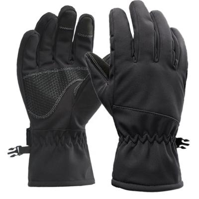 China Comfortable Warm Glove Ski Glove Winter Outdoor Sports Waterproof Warm Velvet Touch Screen Thick Windproof Riding Glove for sale