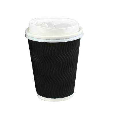 China High Quality Wholesale Coffee Disposable Logo Paper Cup Customized Designs Take Away Paper Cup for sale