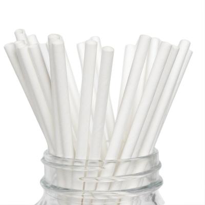 China Eco-friendly Disposable No Color Amazon Custom White Hot Sale Eco Paper Colorful Straw for sale