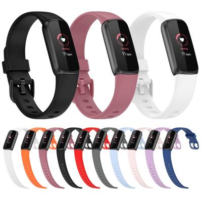 China Realease Replcement Watch Band Lianmi Silicone Quick Band For Fitbit Luxury Soft Sports Watch Sweatp Waterproof Wrist Strap Buckle Strap Replacement For Fitbit Luxury for sale