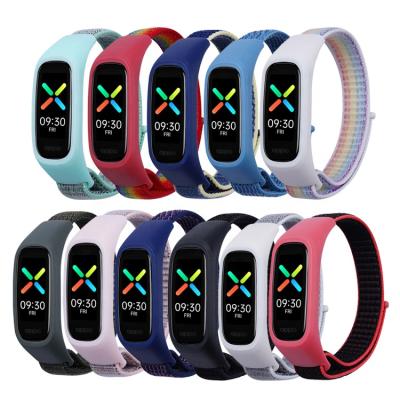 China Quick Realease Replcement Watch Band Lianmi Strap Replacement Nylon Bands For Oppo Band Oppoband Nylon Strap Smart Watch Strap Wholesale for sale