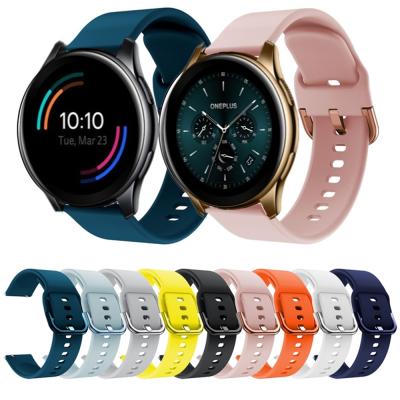 China Realease Replcement Quick Release Watch Band Lianmi 20mm Replacement Silicone Strap For Oneplus Watch Band Strap Wristband Watch Band Replace Accessory Straps for sale