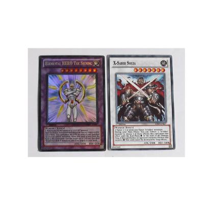 China High Price 216 Paper Cards Anime Board Game YuGiOh Battle Game English Battle Game Cards High Custom Made Eco-friendly Factory for sale