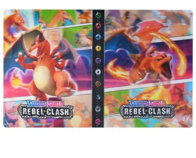 China PVC Pokemon Album 3D Holographic Book Instant Shiny Game 240PCS New Playing Cards Trace VMAX GX Holder Collection Storage EX Folder for sale