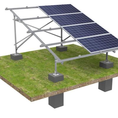 China Cheap pricesolar racking system solar concrete photovoltaic panel frame rack bracket ES002 for sale