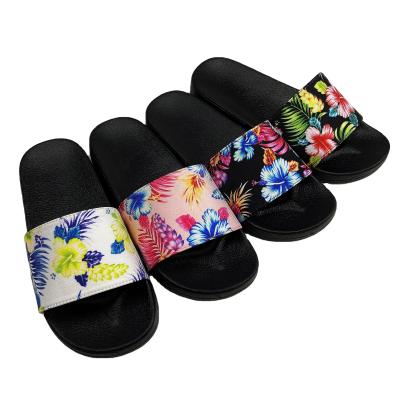 China Fashion Trend Slippers Wholesale Cheap Slides For Women Fashion Summer Beach Outdoor Sandals For Ladies Flat Slipper Amazon eBay Custom Ins for sale