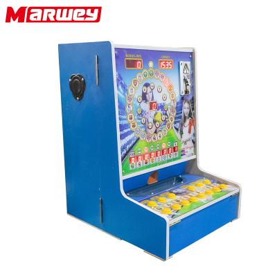 China Metal+Wood Coin Pusher Africa Machine Slot Gambling Game Machine With Mario Keyboard For Sale for sale