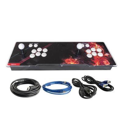 China Support 680 Games 2 Players Games Box 4S Metal Joystick Fighter Box Multi Arcade Game Controller HD Metal Joystick Fighter Station for sale