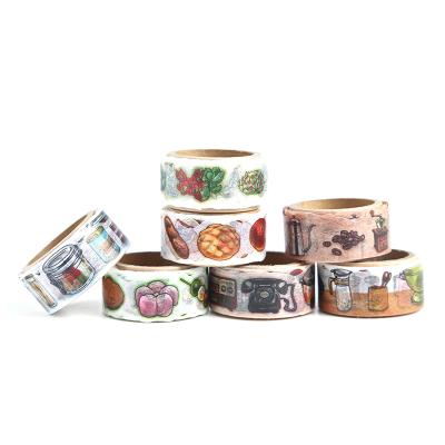 China Factory Waterproof Sales Printed Custom Washi Tape Small, Hand Count Decoration Girl Washi Tape for sale