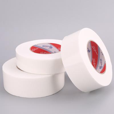 China Waterproof White Glue Fabric Backing Tape Double Sided Foam Tape For Garment Use for sale