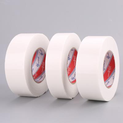 China Heat Resistant Tenslie Eva Heavy Duty Mounting Foam Strong White Double Sided Adhesive Tape for sale