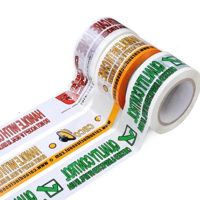 China Waterproof Printed Strong Self Adhesive Packing Tape, Custom Logo Bopp Packing Tape for sale