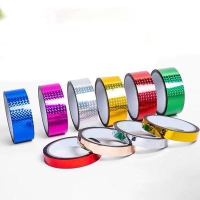 China Waterproof Professional Manufacture Customized Adhesive Laser Tape For Birthdays Colored Laser Adhesive Tape for sale