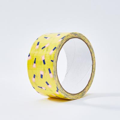 China ANTISTATIC Patterned Manufacturers Custom Printed Air Conditioner Fabric Adhesive Beautiful Adhesive Tape for sale