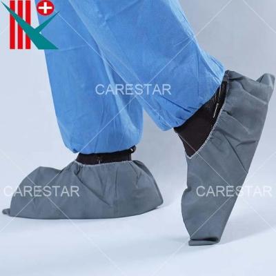 China Disposable PP+CPE Liner CPE Coated PP Shoe Cover, Handmade for sale