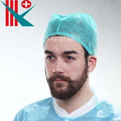 China Tie-On Bottom Disposable PP Doctor Cap, Made By Machine for sale