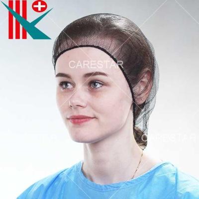 China With Elastic Band Disposable Nylon Hairnet / Mesh Cap for sale