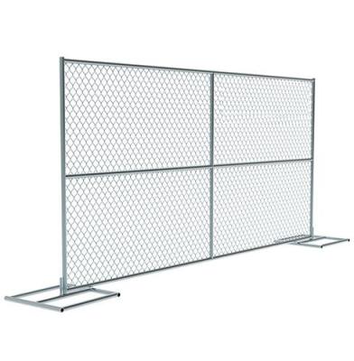 China Easily Assembled High Quality USA Standard 6 Foot Chain Link Temporary Fence Panels XMR16 for sale