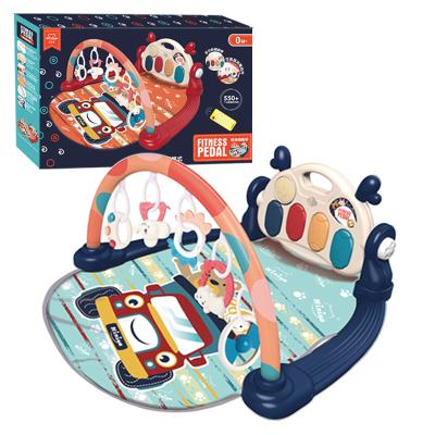 China 2020 Musical Toy Top Selling Rhyme Baby Toys Activity Gym Musical Mat With Remote Control for sale