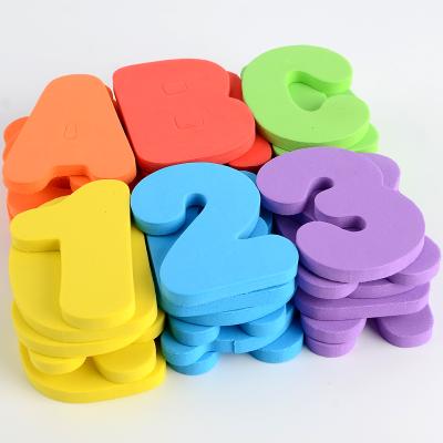 China Bath Toy Nice Bathroom EVA Letter Sticker Kids Bath Toys for sale