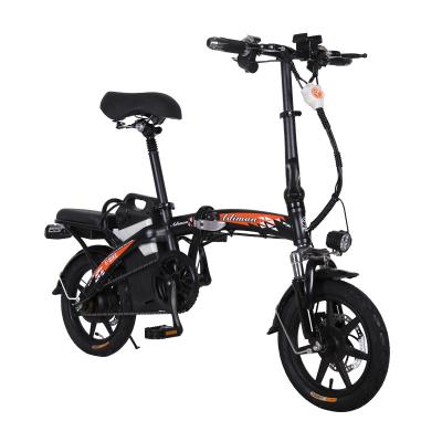 China Carbon Steel Electric Bicycle Made In China 500 Watt Foldable Electric Bicycle for sale