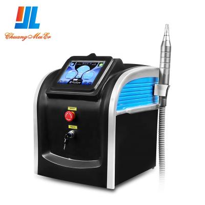 China Portable Eyebrow Tattoo Removal 532 755 1064nm Pigment Removal Picosecond ND yag laser tattoo removal machine for sale