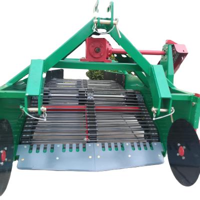 China Cheap Potato Row Double Wheel Tractor Trailed Potato Harvester for sale