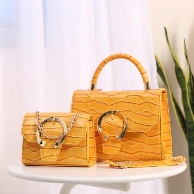 China High quality 2022 small bag yellow women's fashion cross bag small texture Korean portable oblique foreign fashion style for sale